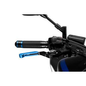 Páčka brzdy bez adaptéru PUIG rozšiřitelná skládací modro/stříbrný