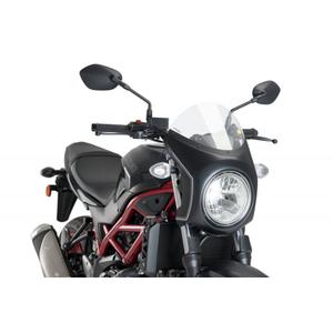 Plexi štít PUIG SEMI-FAIRING matná černá průhledný