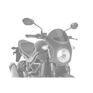 Plexi štít PUIG RETRO SEMI-FAIRING černý karbonový vzhled