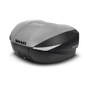Vrchní kufr na motorku s barevným krytem SHAD SH58X nový titan se zámkem PREMIUM