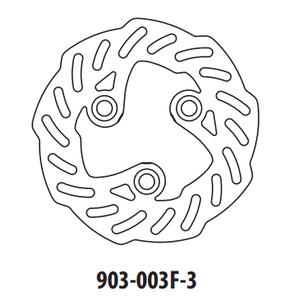 Brzdový kotouč GOLDFREN přední 155 mm