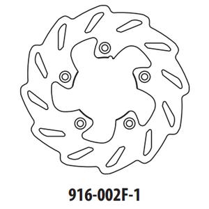 Brzdový kotouč GOLDFREN přední 173,5 mm