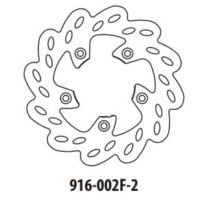 Brzdový kotouč GOLDFREN přední 173,5 mm