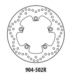 Brzdový kotouč GOLDFREN zadní 250 mm