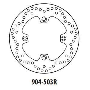 Brzdový kotouč GOLDFREN zadní 250 mm