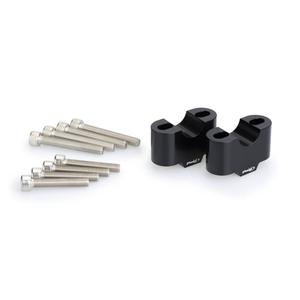 Zvýšení řidítek PUIG černý height 30mm, d 22mm