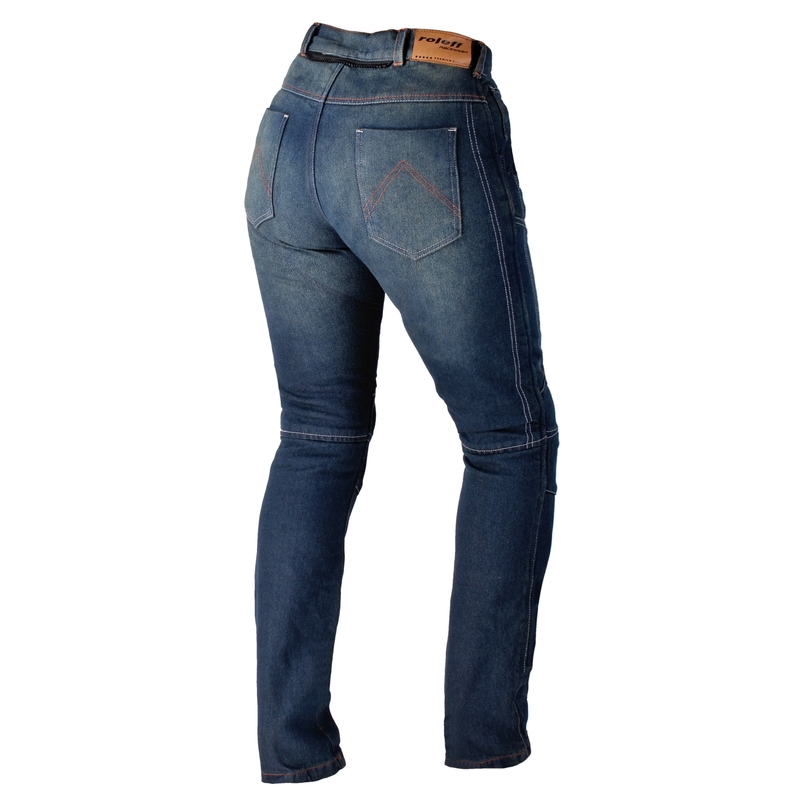 Dámské jeansy na motorku Roleff Jeans modré