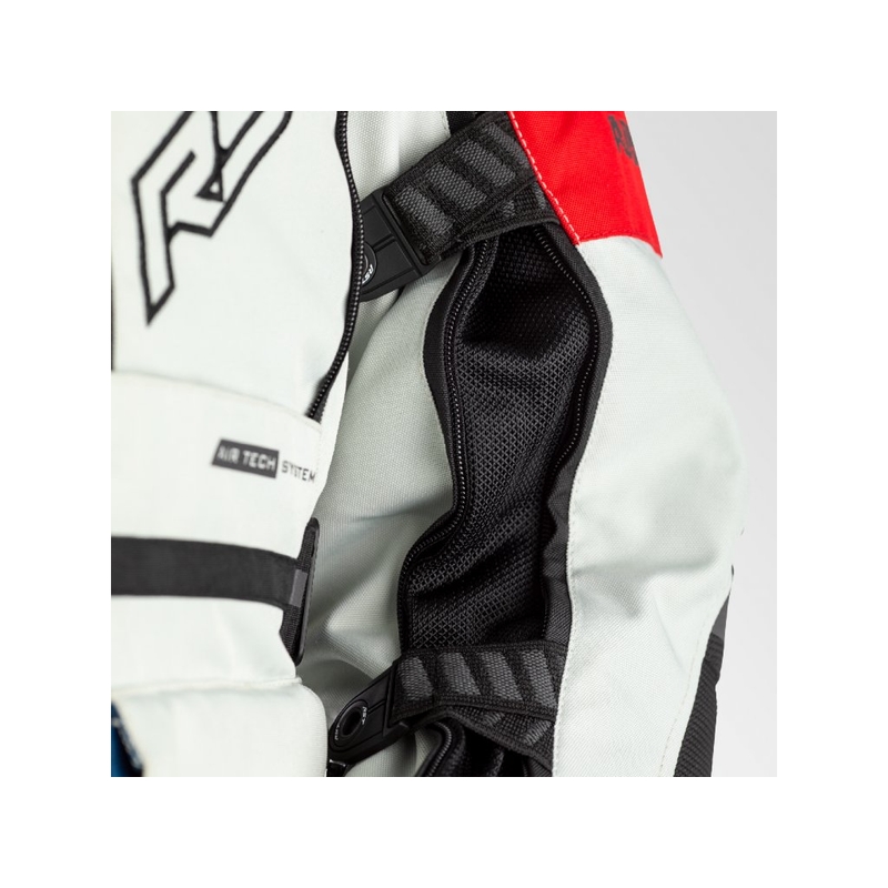 Airbagová bunda RST Pro Series Adventure-X Airbag CE bílo-červeno-modrá výprodej