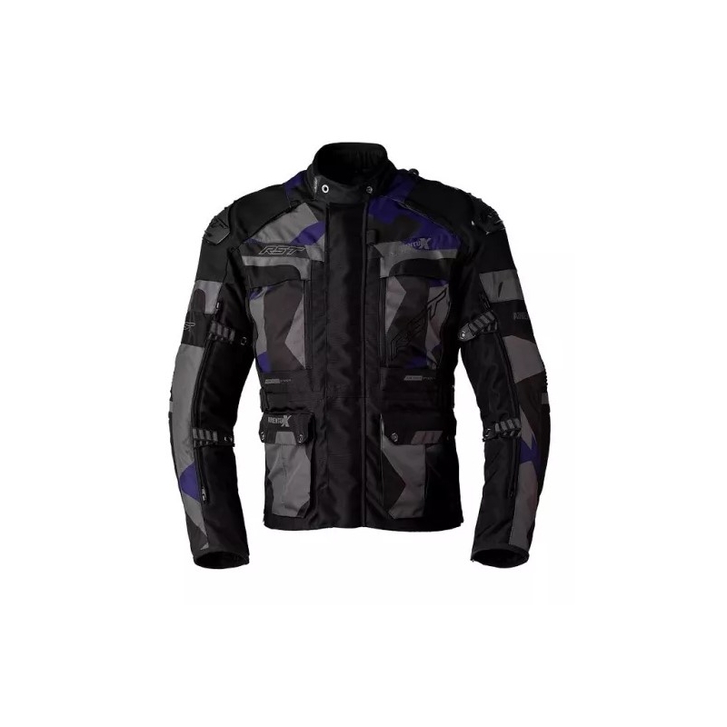 Chaqueta de moto RST Pro Series Adventure-X CE negro-gris-azul liquidación