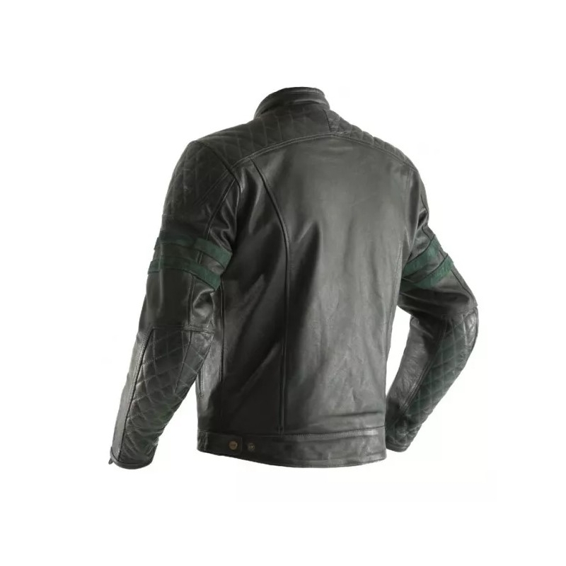 Chaqueta de moto RST IOM TT Hillberry CE verde liquidación