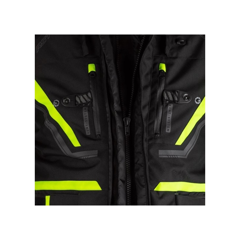 Bunda na motorku RST Pro Series Paragon 6 CE černo-fluo žlutá výprodej