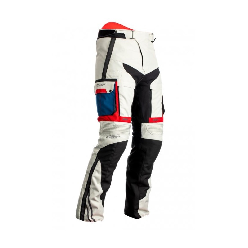 Pantalón de moto RST Pro Series Adventure-X CE Negro-Plata-Azul-Rojo liquidación