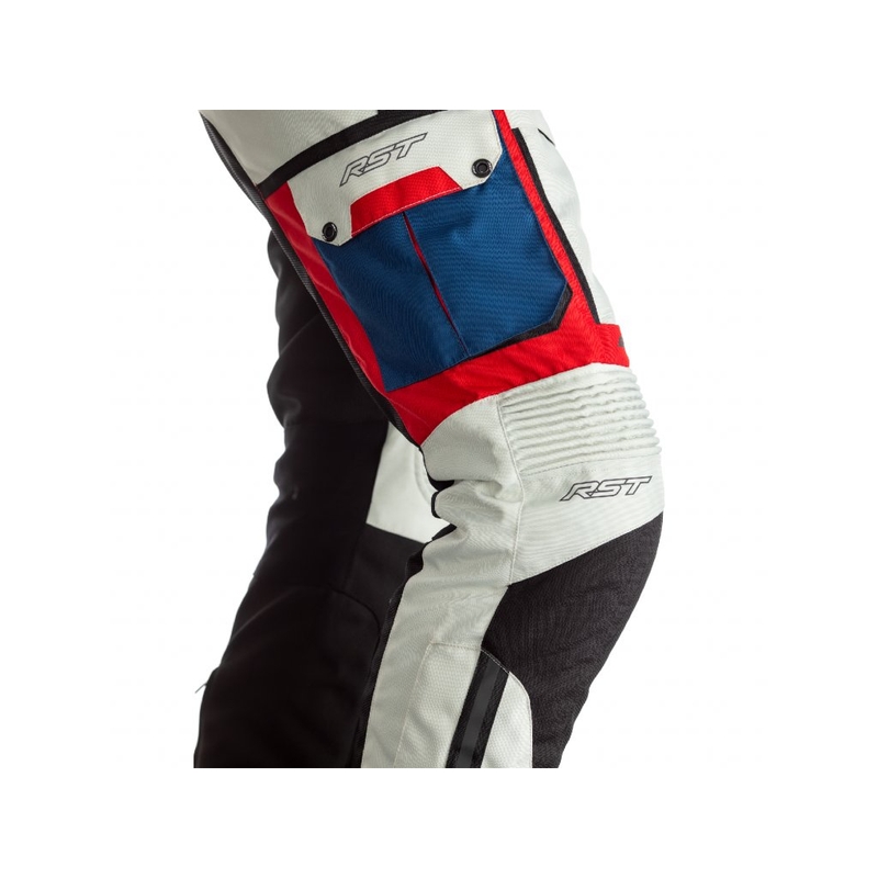 Pantalón de moto RST Pro Series Adventure-X CE Negro-Plata-Azul-Rojo liquidación
