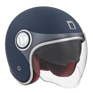 Otevřená přilba na motorku NOX PREMIUM Heritage modrá