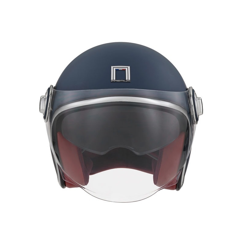Casco de moto abierto NOX PREMIUM Heritage azul