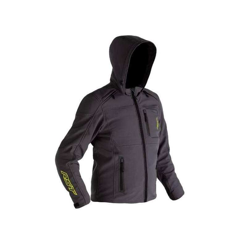 Chaqueta de moto RST X Frontline CE gris-amarillo fluo liquidación