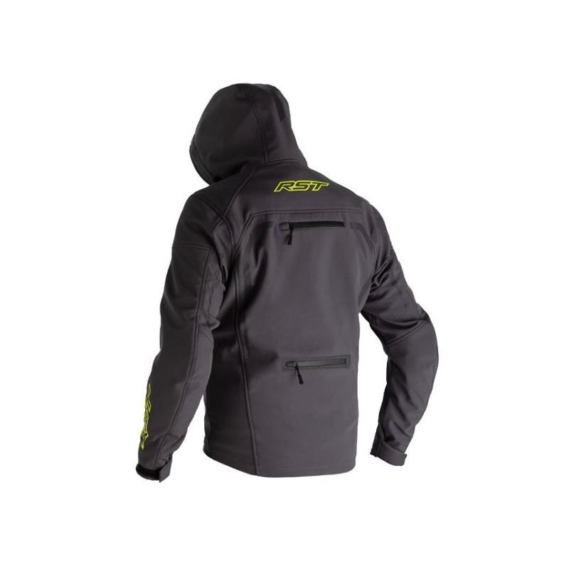 Chaqueta de moto RST X Frontline CE gris-amarillo fluo liquidación