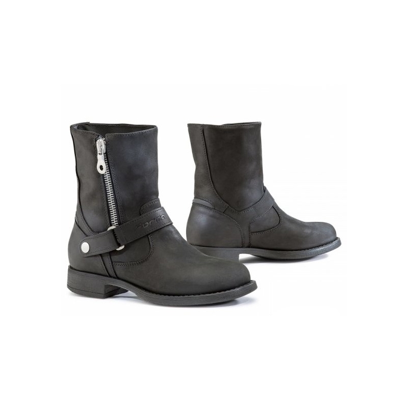 Botas moto mujer Forma Eva WP negro