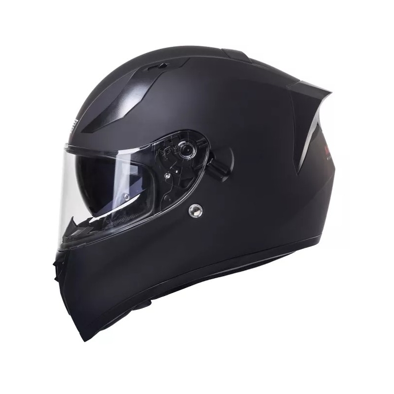 Casco Integrado Motocicleta Street Racer SR I1 MotoZem Performance negro mate liquidación