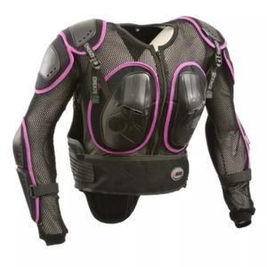 Protector corporal femenino Emerze EM8 negro y morado