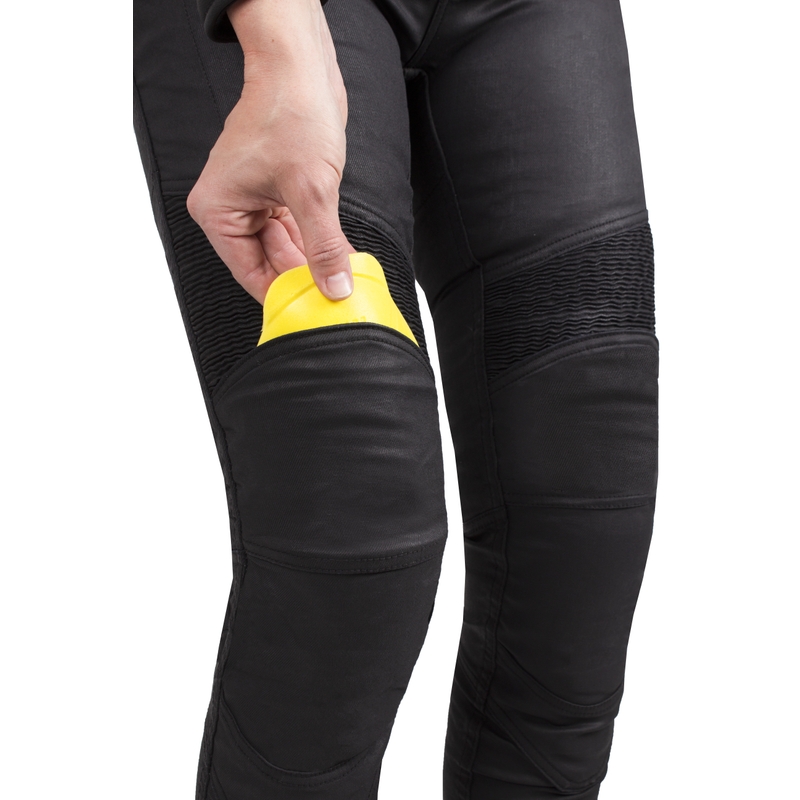 Pantalones vaqueros de moto para mujer Ozone Roxy negros