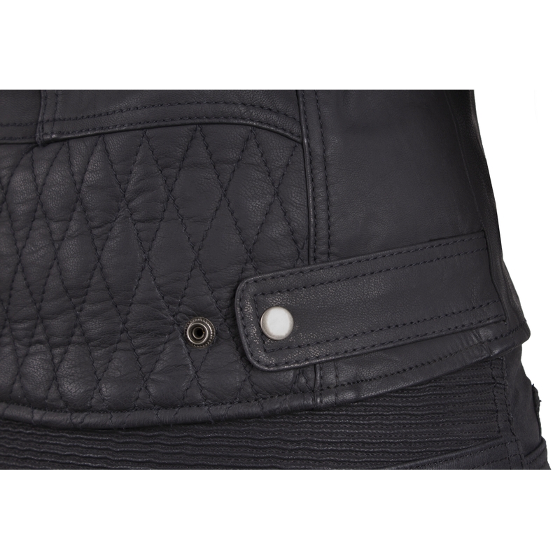 Chaqueta de moto para mujer Rebelhorn Hunter Pro Negra liquidación