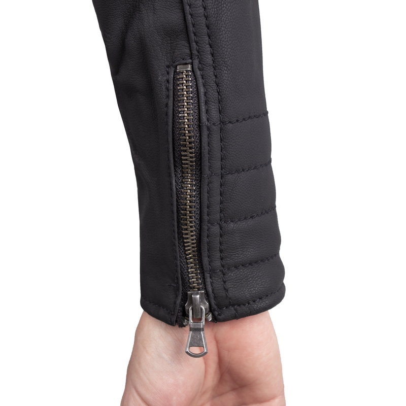 Chaqueta de moto para mujer Rebelhorn Hunter Pro Negra liquidación