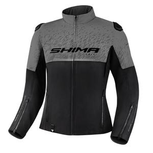 Chaqueta de moto para mujer Shima Drift negro-gris