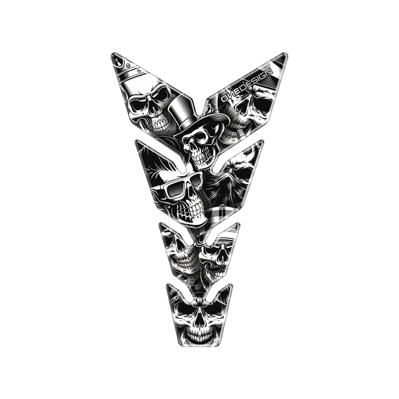 Pegatina Depósito de Combustible - Max Skulls1