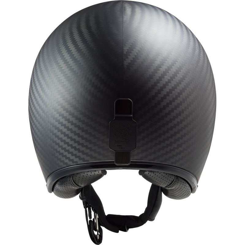 Casco de moto abierto LS2 OF601 Bob C Carbon - grado II