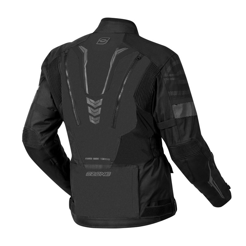 Chaqueta de moto Ozone Tour III negra