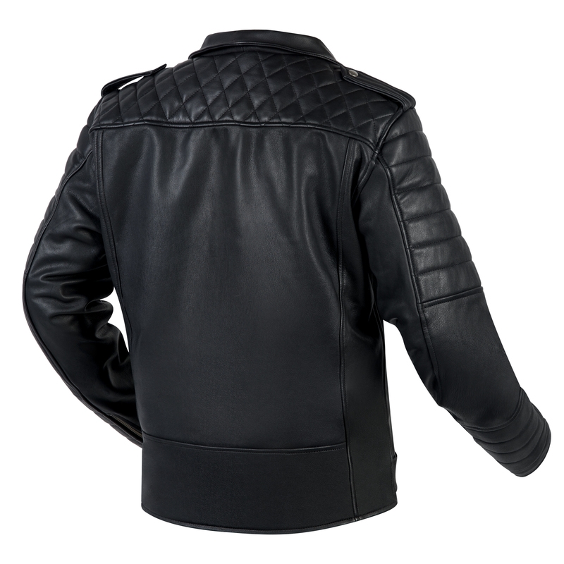 Chaqueta de moto negra Ozone Ramones Modern liquidación