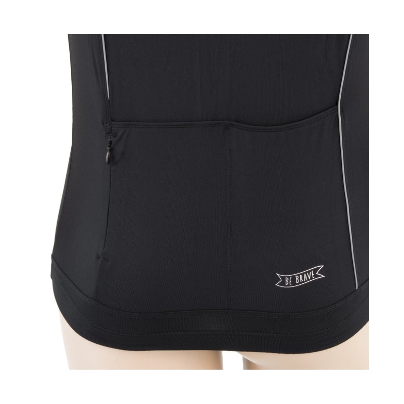 Maillot Sensor Race negro-rojo - manga corta liquidación