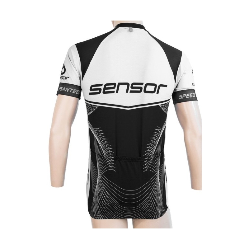 Dres Sensor Team Up černo-bílý - krátký rukáv výprodej