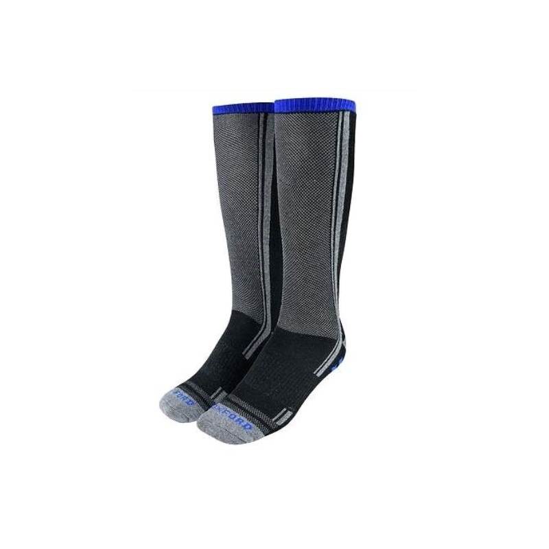 Calcetines Oxford COOLMAX® gris-negro-azul