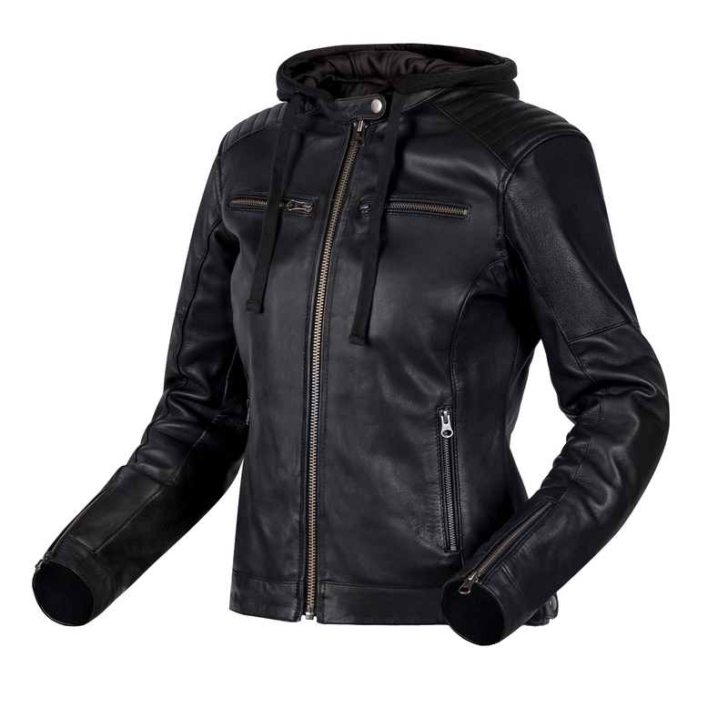 Chaqueta de moto Ozone Striker para mujer Negro
