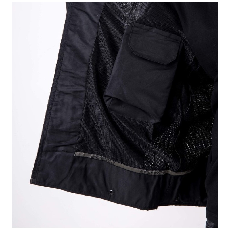 Chaqueta de moto Dart negra de Ozone