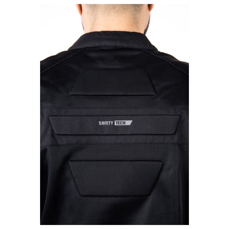 Chaqueta de moto Dart negra de Ozone