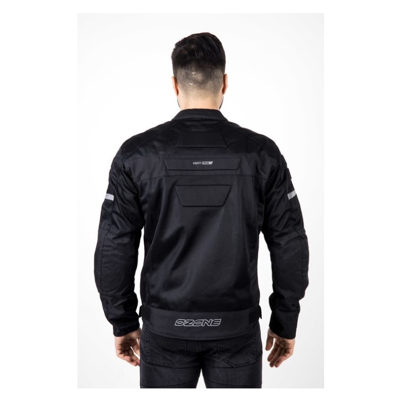 Chaqueta de moto Dart negra de Ozone