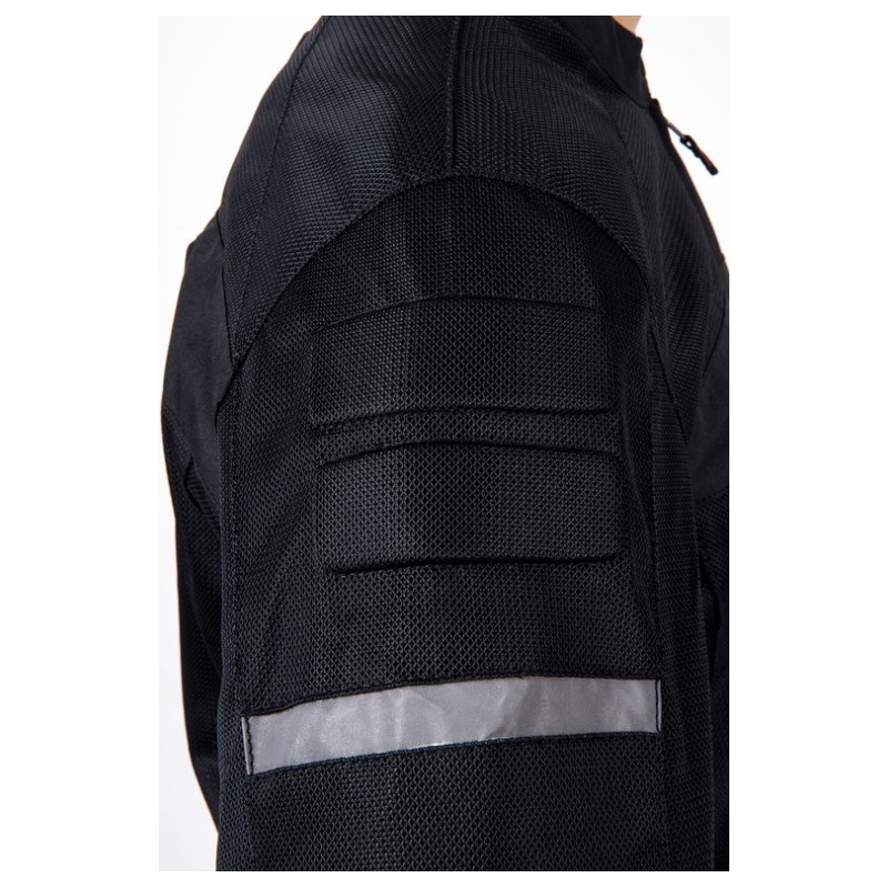 Chaqueta de moto Dart negra de Ozone