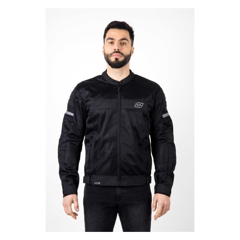Chaqueta de moto Dart negra de Ozone