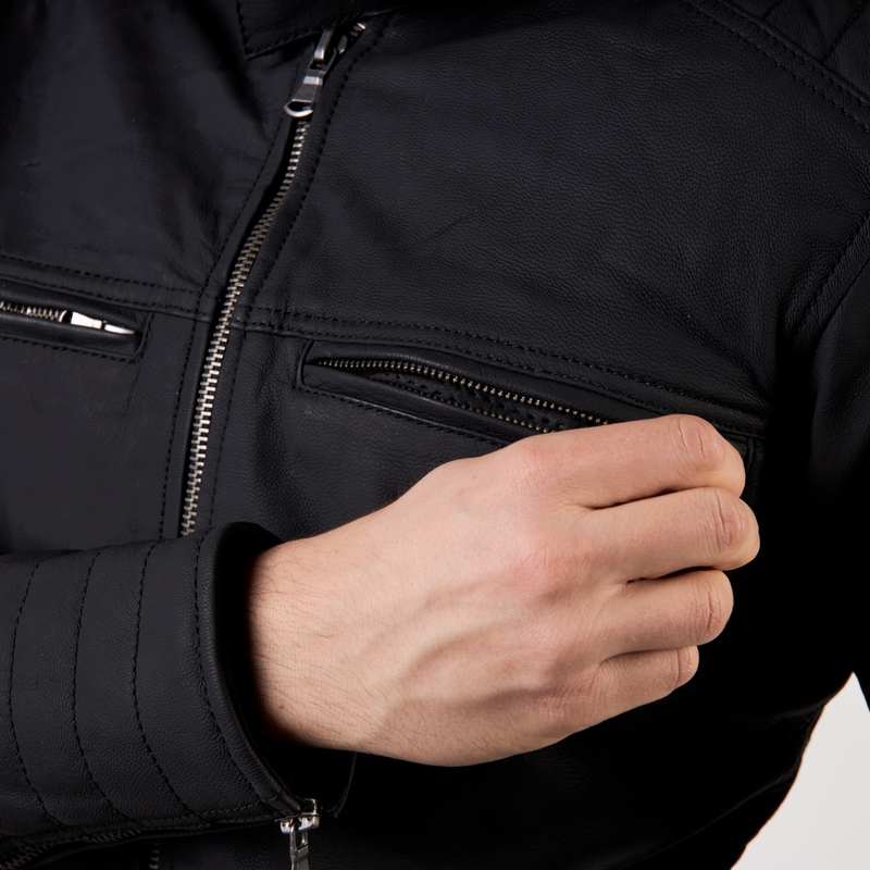 Chaqueta de moto Rebelhorn Hunter Pro Negra liquidación