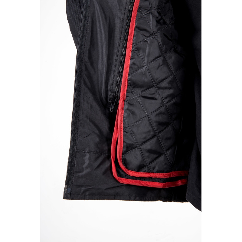 Chaqueta de moto Ozone Pulse negro-amarillo fluorescente