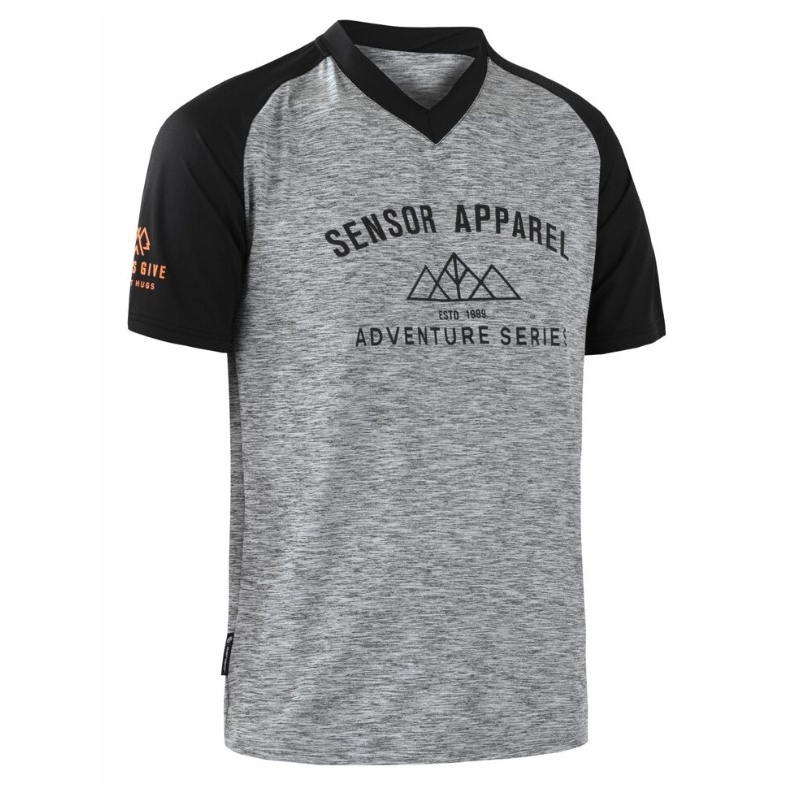 SENSOR CYKLO CHARGER maillot libre hombre gris/negro liquidación