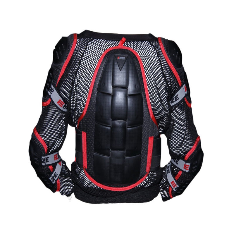 Protector corporal infantil Emerze EM5 negro-rojo