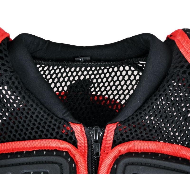 Protector corporal infantil Emerze EM5 negro-rojo