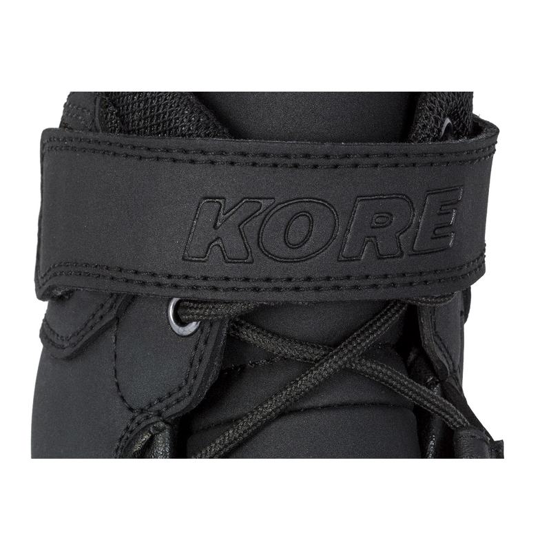 Boty na motorku Kore Velcro 2.0 černé - II. jakost