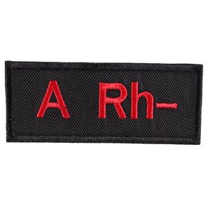 Parche con grupo sanguíneo A Rh-