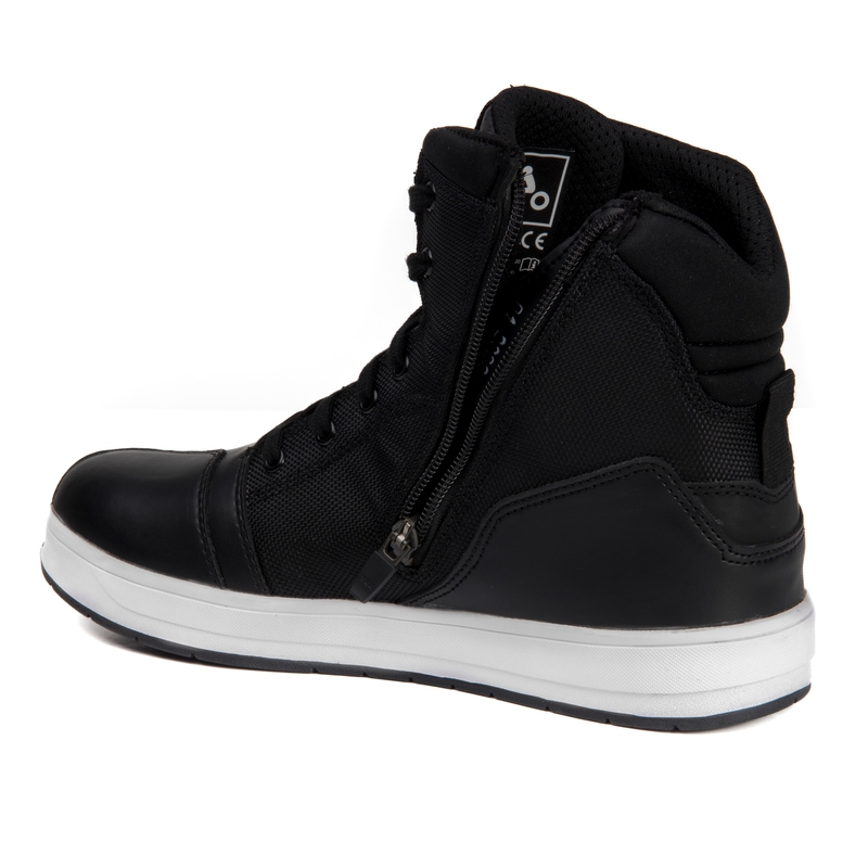 Boty na motorku Ozone Spin černo-bílé