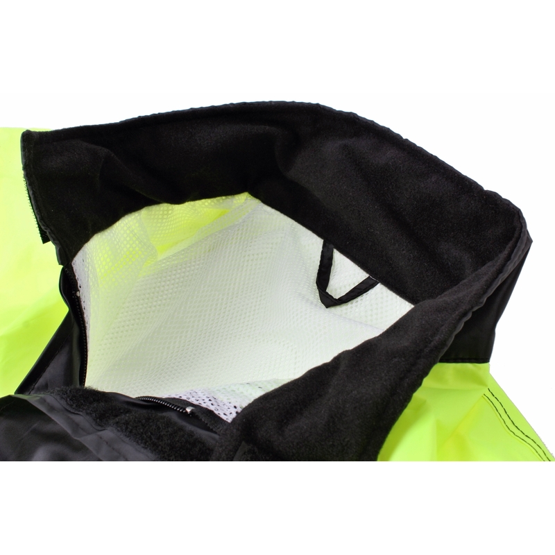 RSA traje de lluvia negro-amarillo fluorescente